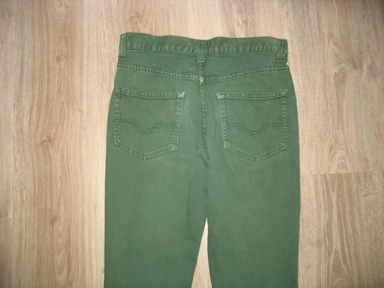 DONKER GROENE RECTE JEAN - BIZZBEE - MAAT 34 - nr.02 – photo 4